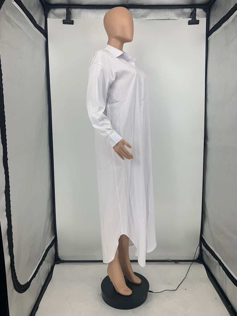 Solid Full Sleeve Casual Long Shirt GLF 10077