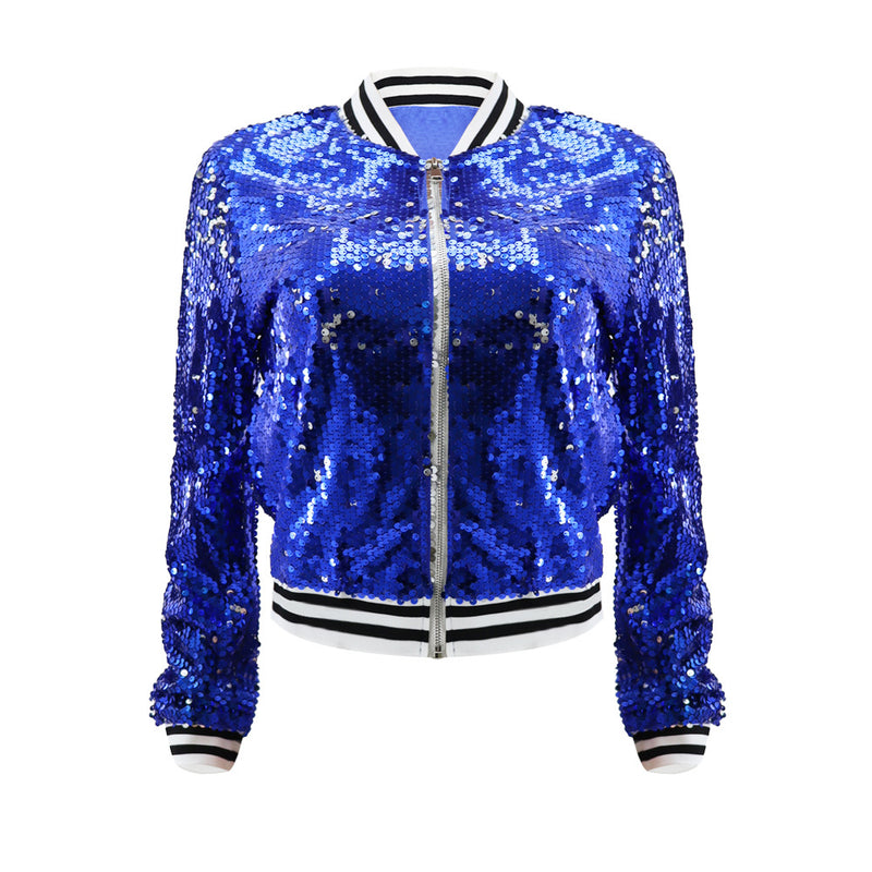 Sequin Long Sleeve Coats GYLY 9381