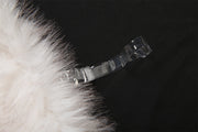 Off Shoulder Fur NeckT Shirt Top XEF K25L82448