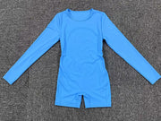 Long Sleeve Solid Color Sport Rpmper GQSA DV509