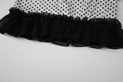 Polka Dot Print Tie Up Bikinis Set GLAG S6121171H