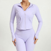 Long Sleeve Zipper Sport Coat GQSA 7521