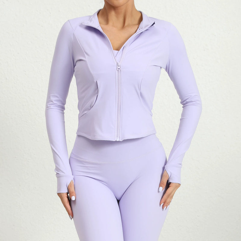 Long Sleeve Zipper Sport Coat GQSA 7521