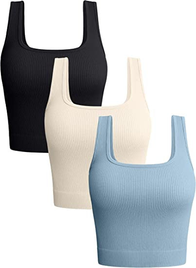 Solid Color Sexy Sports Fitness Yoga Tank Top GOFY YM23037