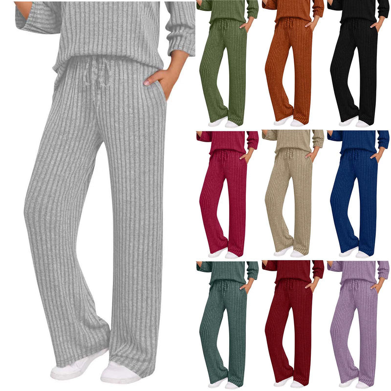 Solid Color Loose Casual Pants GYZY 6682