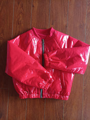 Solid Color Long Sleeve Slim Down Jackets MEM 88513