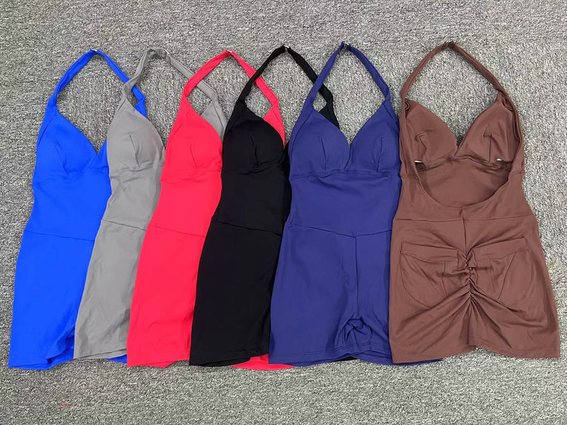 Casual Sport Backless Sport Romper GQSA 1105