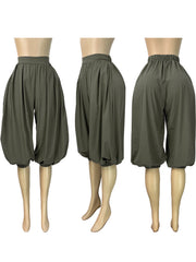 Solid Color Loose Lantern Pant CH 26038