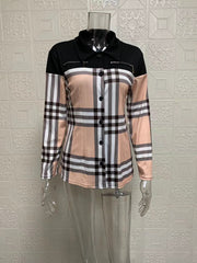 Long Sleeve Single breasted Printed Lapel Coat GYSM W0708