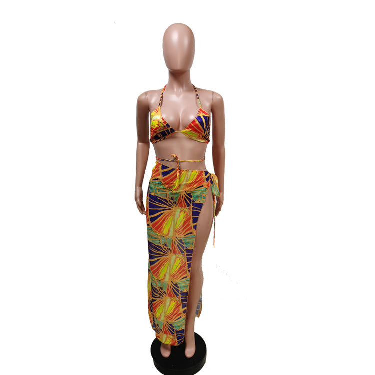 Sexy Printed Bikinis 3 Piece Sets MEM 8350