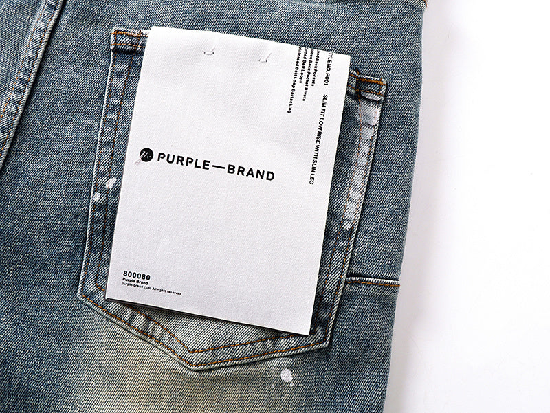 Brand purple jean woman 38
