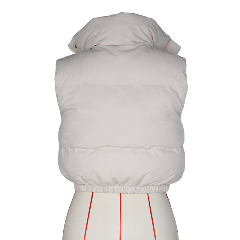 Solid Color Sleeveless Zipper Cotton Vest Coat ZSD 0710
