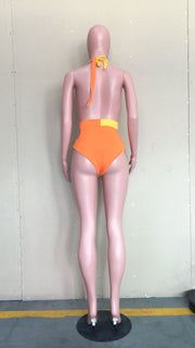 Sexy Backless Halter One Pieces Swimsuits ORY 5128