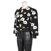 Floral Single breasted Short Coat ZSD 0562