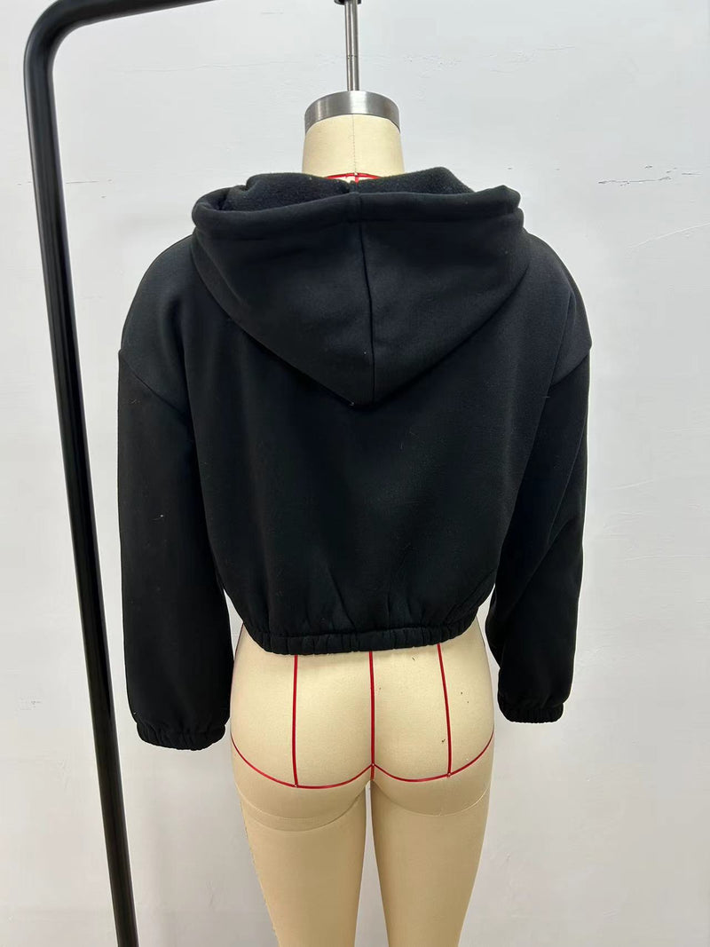 Fashion Long Sleeve Hooded Sweatshirt YMZY 61010
