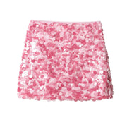 Solid Color Sequin Skirt GYZS YYHH048