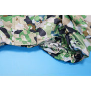 Bat Sleeve Zipper Print Coats YF 10873
