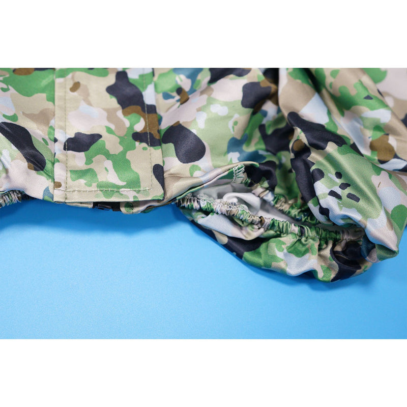 Bat Sleeve Zipper Print Coats YF 10873