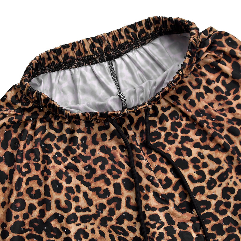 Retro Animal Print Casual Pants BY 7768