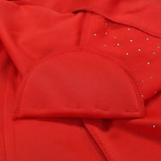 Solid Bubble Bead Lapel Long Sleeve Blazer BY 6590