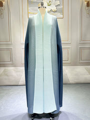 Gradient Color Loose Batwing Sleeve Robe Coats GZRF KH 0076