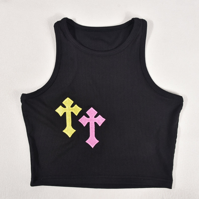 Sleeveless Print Tank Tops GNZD 6322TL