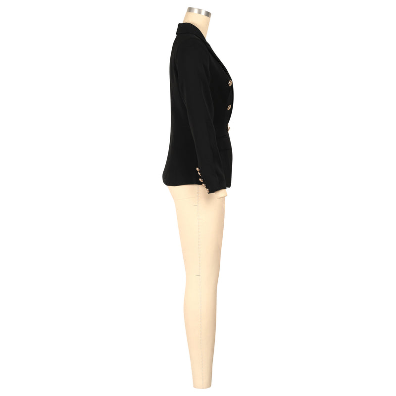 Solid Color Long Sleeve Blazer Coats AIL AL288