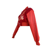 Fashion Letter Print Loose Short Baseball Jacket MDF 5348