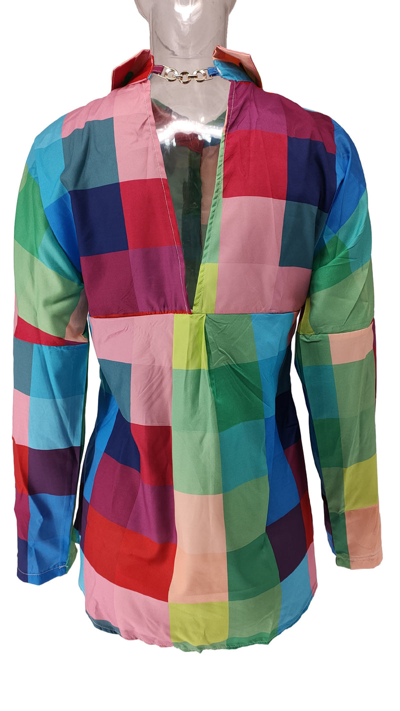 Long Sleeve Print Shirt GCYF 9333