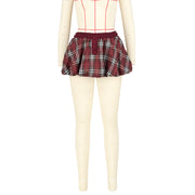 Plaid Print Bottomed Pod Culottes ASL 6769