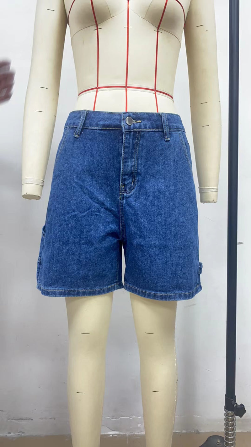 Casual Loose Denim Shorts GYAN 8946