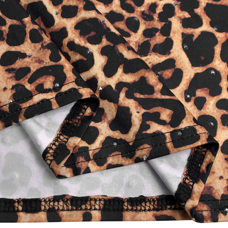 Retro Animal Print Casual Pants BY 7768