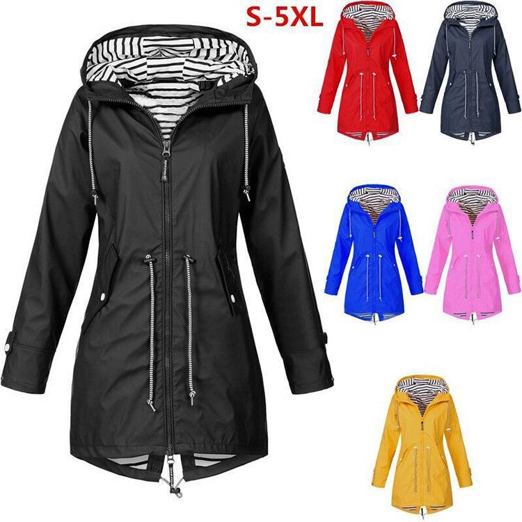Plus Size Zipper Hooded Mountaineering Jacket GOFY NCFY 16