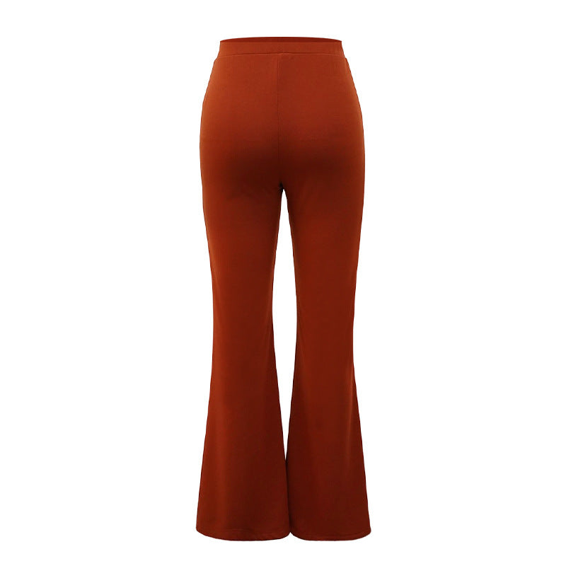 Casual Loose Solid Wide Leg Pants GHYX 027