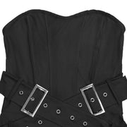 Solid Color Wrap Chest Seventh Jumpsuit BY 7693