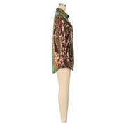 Long Sleeve Sequin Shirt Coats AIL AL293