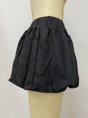 Solid Color Ultra Short Bubble Skirt LSD 2308