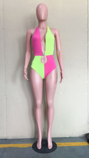 Sexy Backless Halter One Pieces Swimsuits ORY 5128