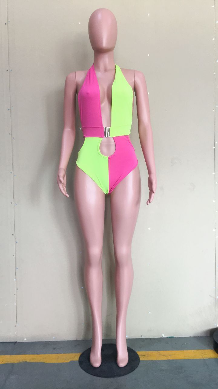 Sexy Backless Halter One Pieces Swimsuits ORY 5128