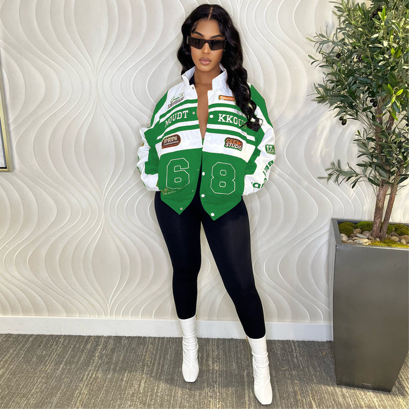 Removable Multi Wear Printed Padded Jacket OD 8655