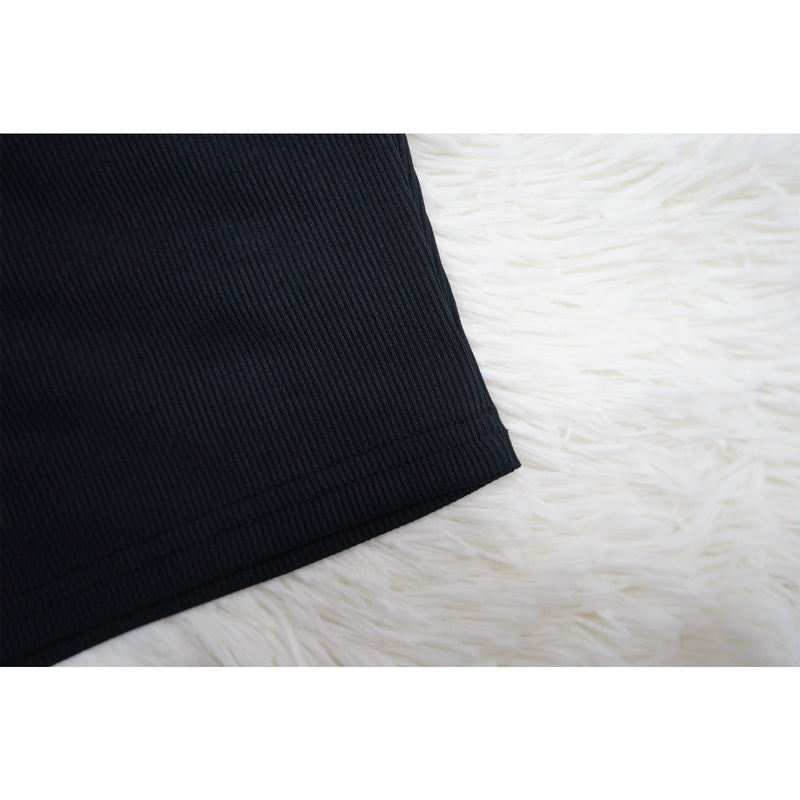 Solid Color Tank Top Shorts Two Piece Set YF 10392