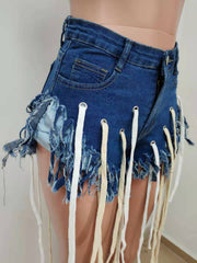 Sexy Denim Tassel Jeans Shorts LSD 9105