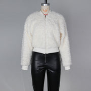 Long Sleeve Zipper Loose Coats ZSD 0773