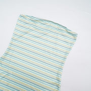 Stripe Print Tube Top Bodycon Dress GSZM D26DS286