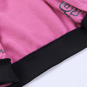 Fashion Letter Embroider Print Patchwork Baseball Jacket FL 23524