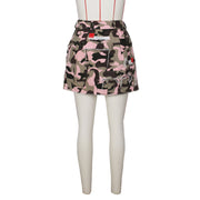 Camouflage Print Slit Short Skirts ZSD 0579 1
