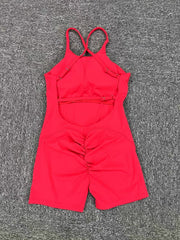 Sleeveless Backless Sport Romper GQSA 41720