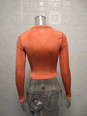 Pleated Lapel Single Breasted Long Sleeve Shirt GYSM W0292