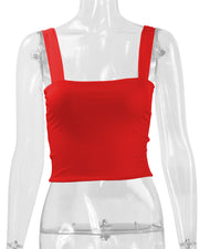 Sexy Solid Color Sleeveless Tank Tops YMYF 0893