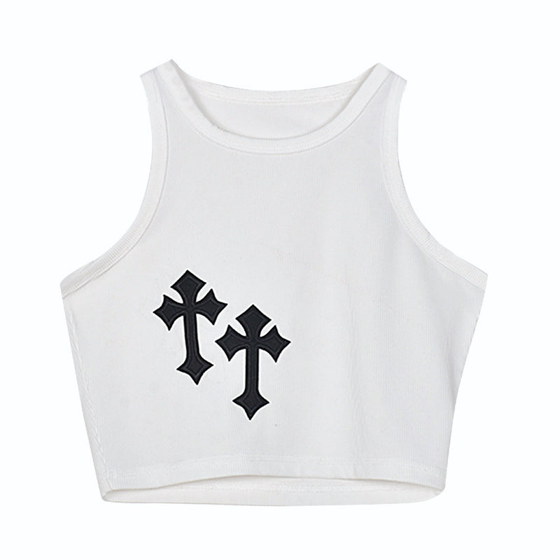 Sleeveless Print Tank Tops GNZD 6322TL
